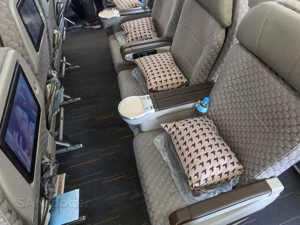 EVA Air 777-300 assentos Premium Economy
