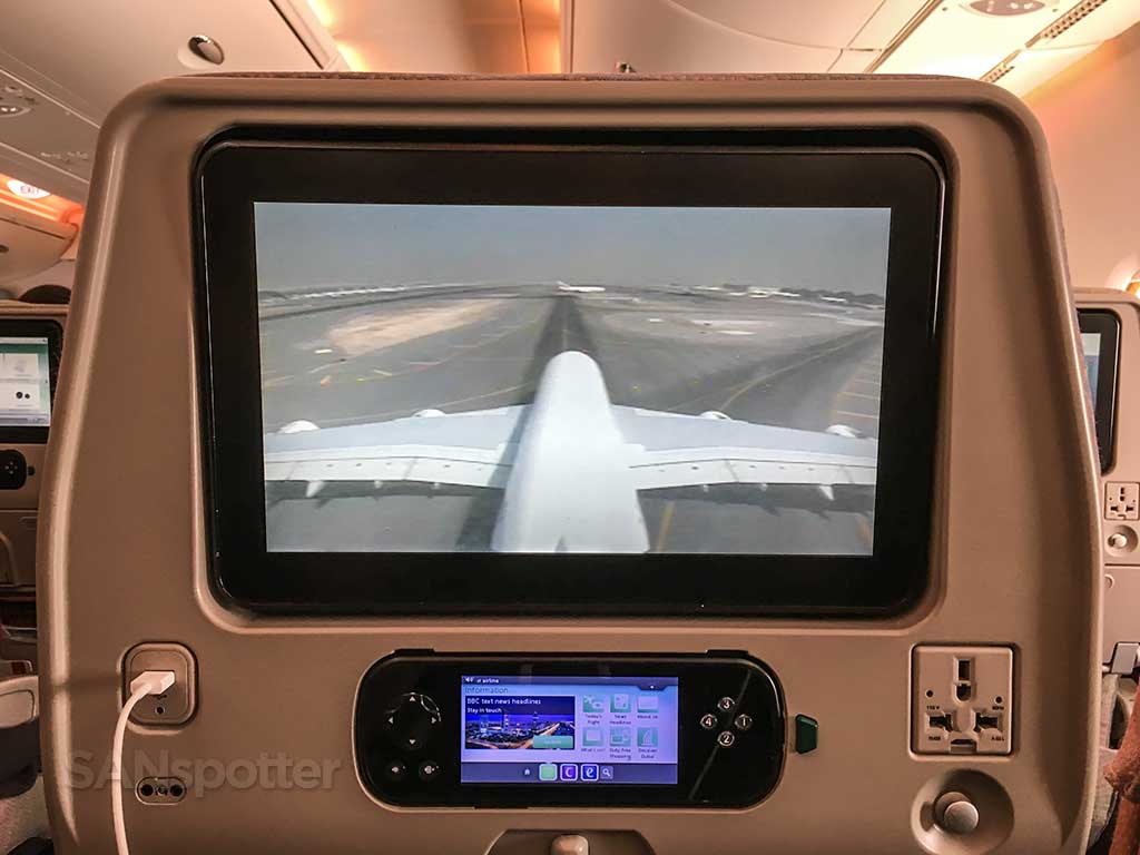 A380 tail camera