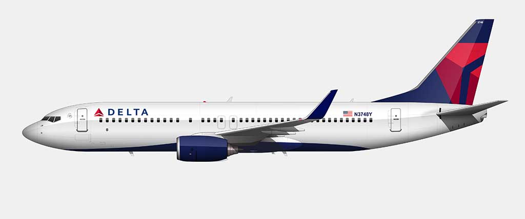 Delta Air Lines 737-800 livery
