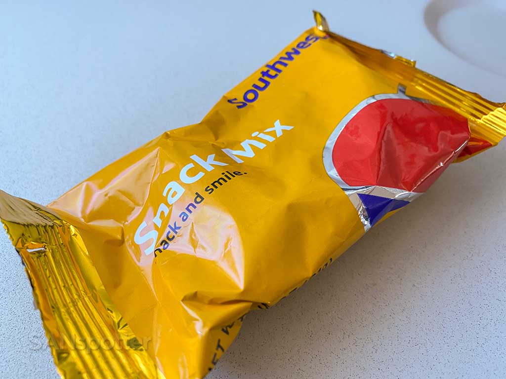 Southwest Airlines business select snack