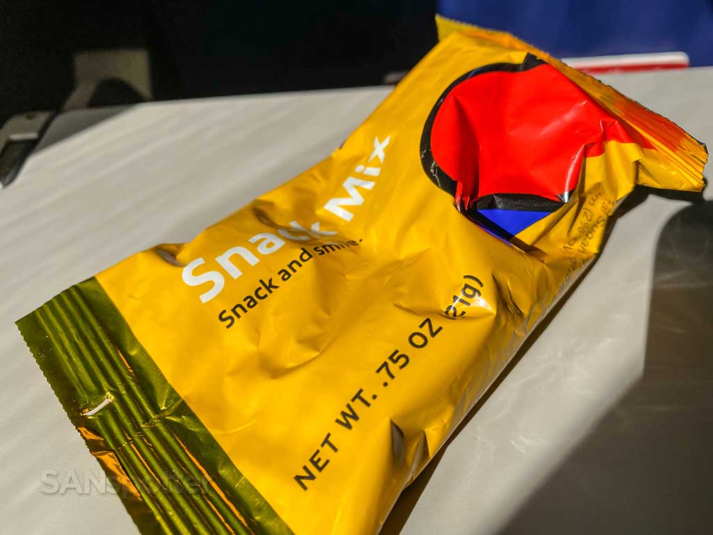 Southwest airlines snack mix bag