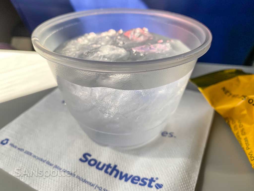 Southwest Airlines snack service
