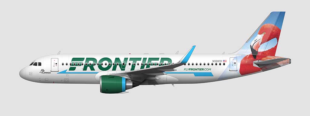 Frontier Airlines livery