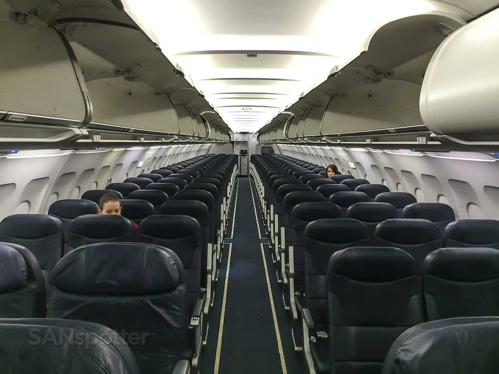 Spirit Airlines A320 cabin