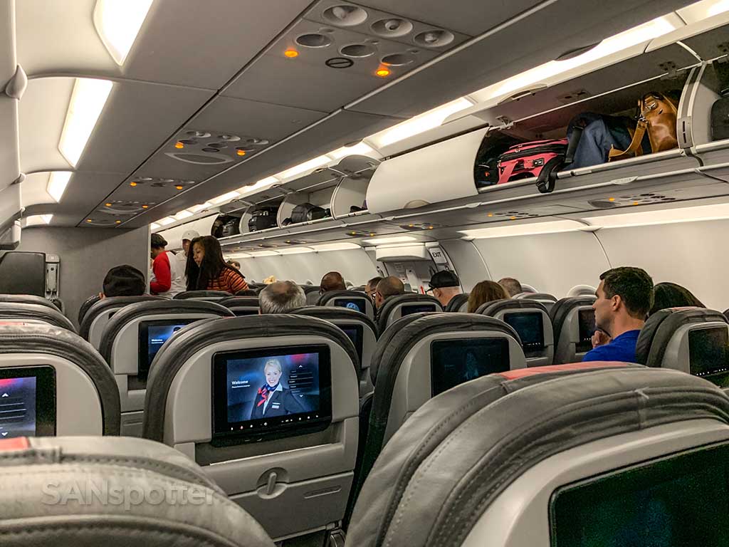 American Airlines main economy
