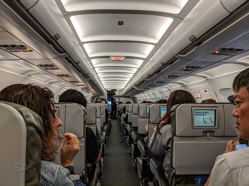 JetBlue main cabin seating