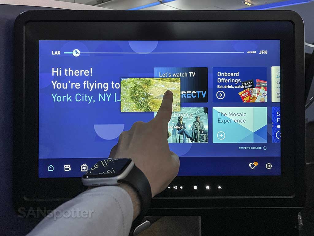 JetBlue in-flight entertainment