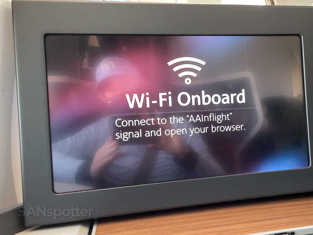American Airlines 787-9 WiFi 