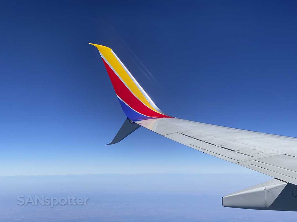 Southwest Airlines wing
