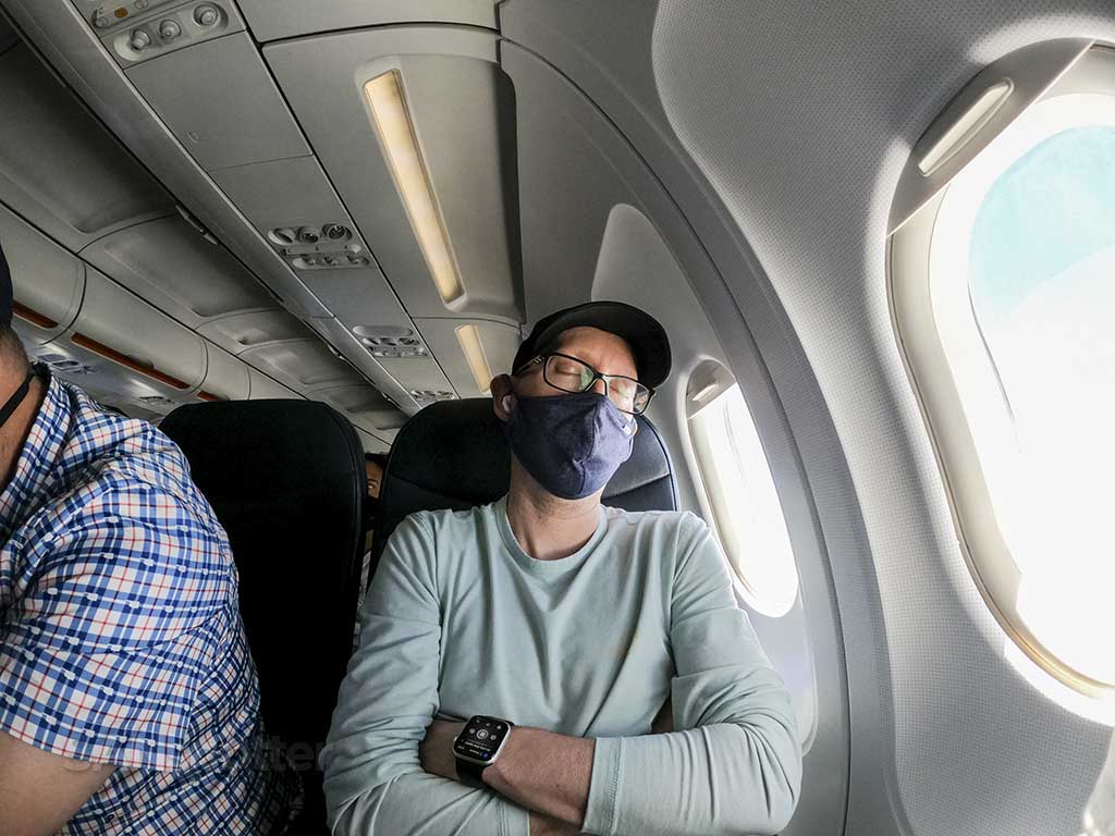 SANspotter allegiant air seat