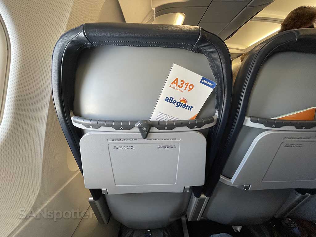 Allegiant Air seats