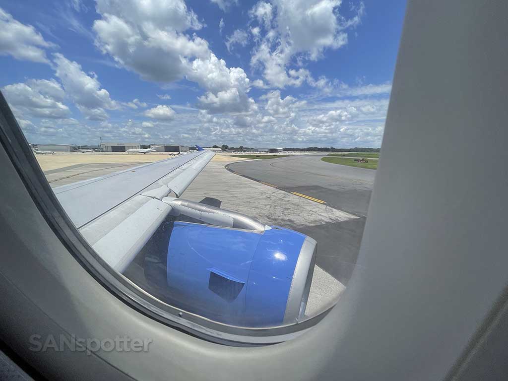 Taxiing at Sanford Airport