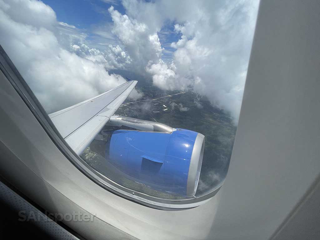 Departing SFB airport