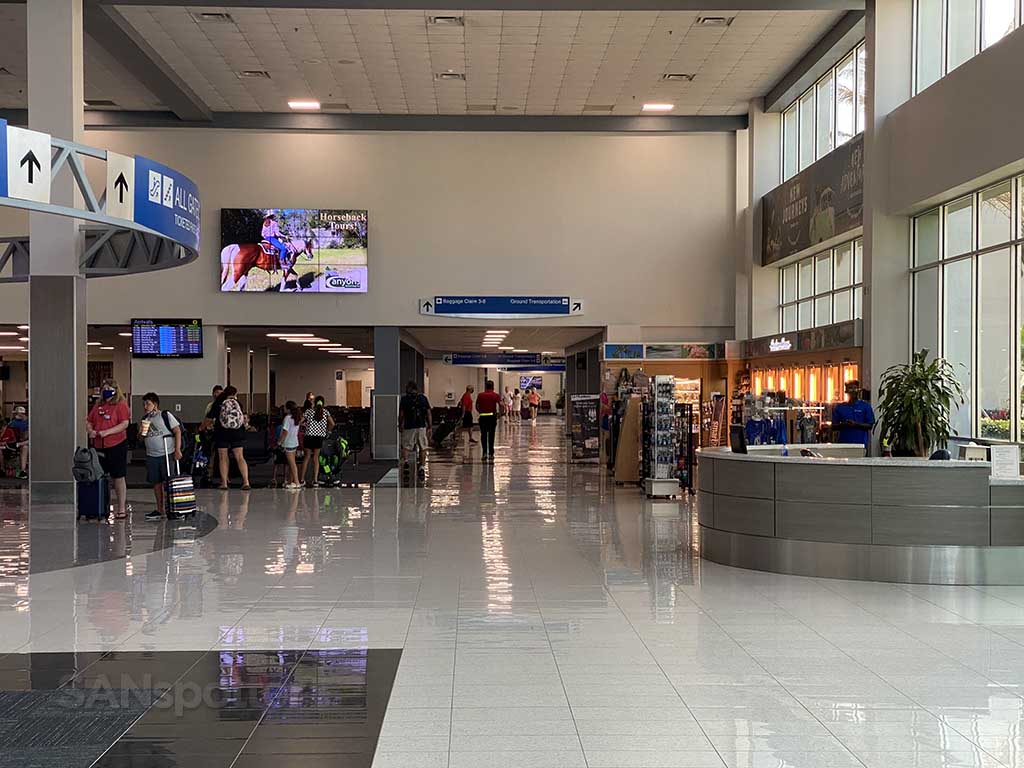 Sanford airport interior