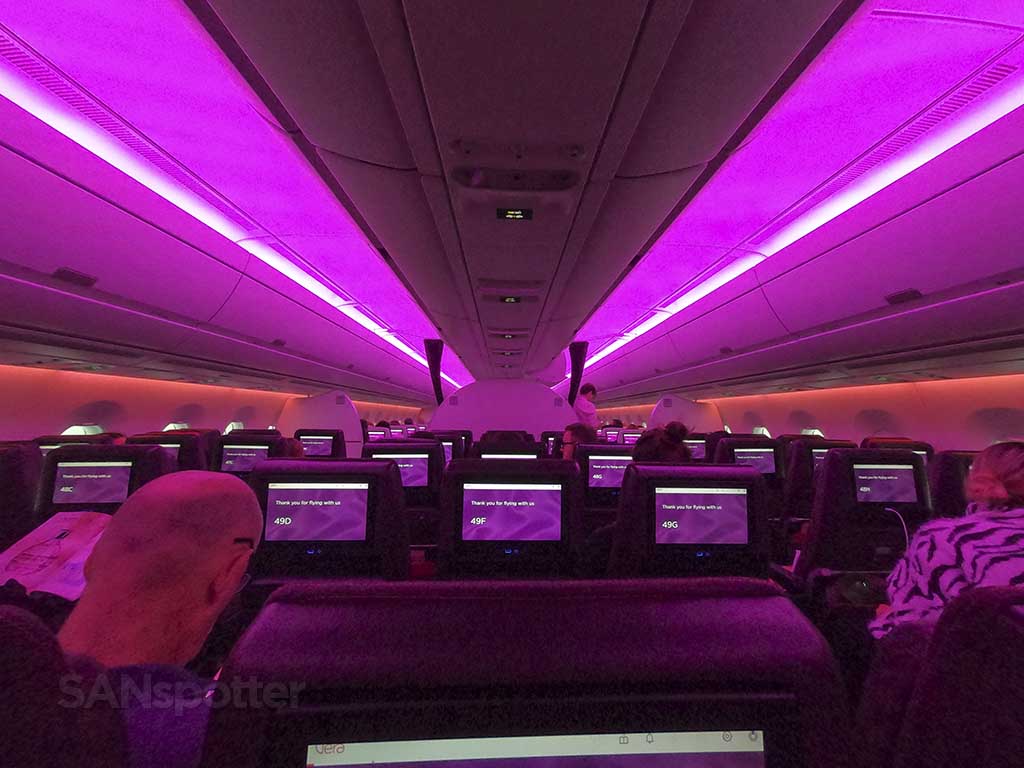 Virgin Atlantic A350 interior