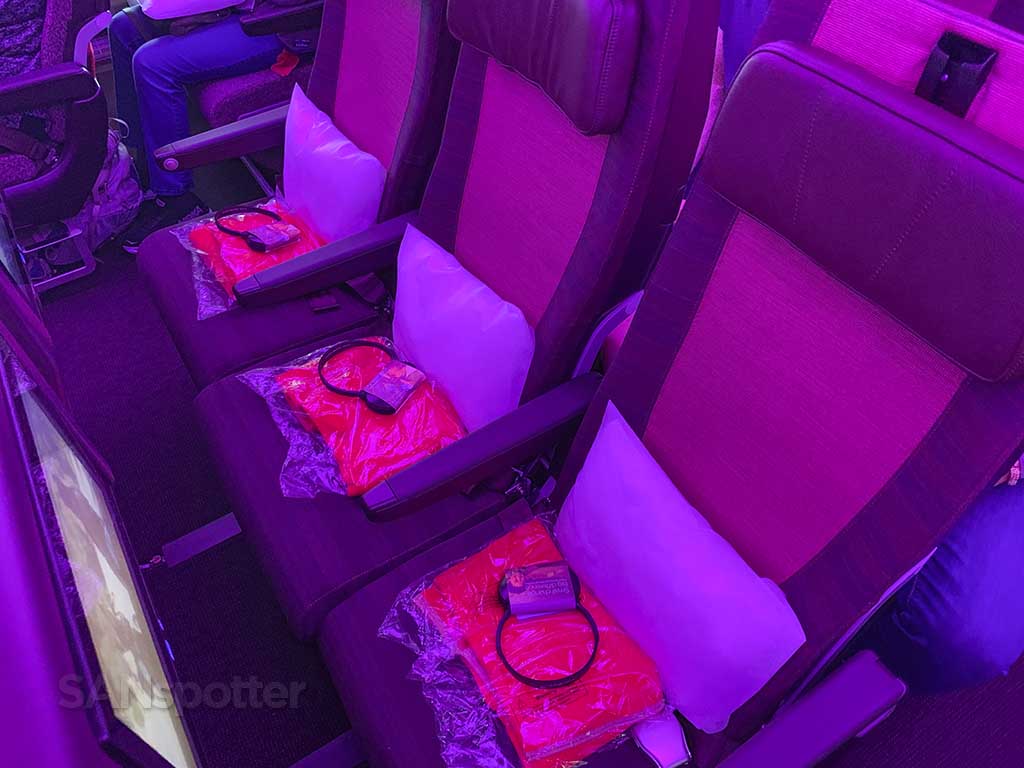 Virgin Atlantic Economy seats