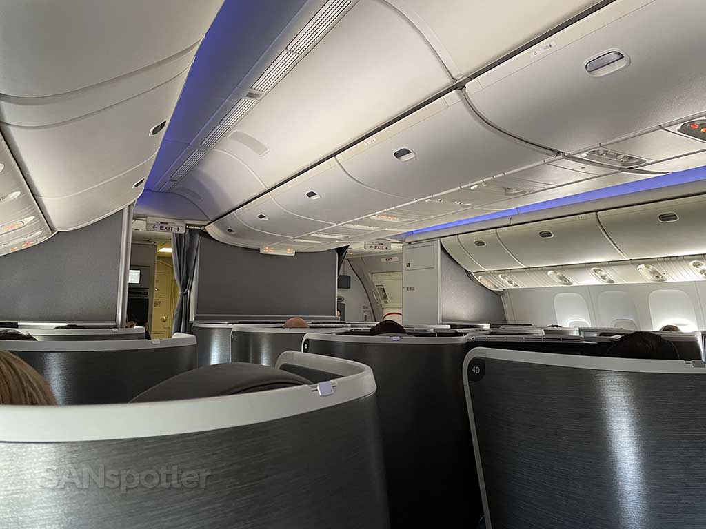 American Airlines 777-200 business class interior