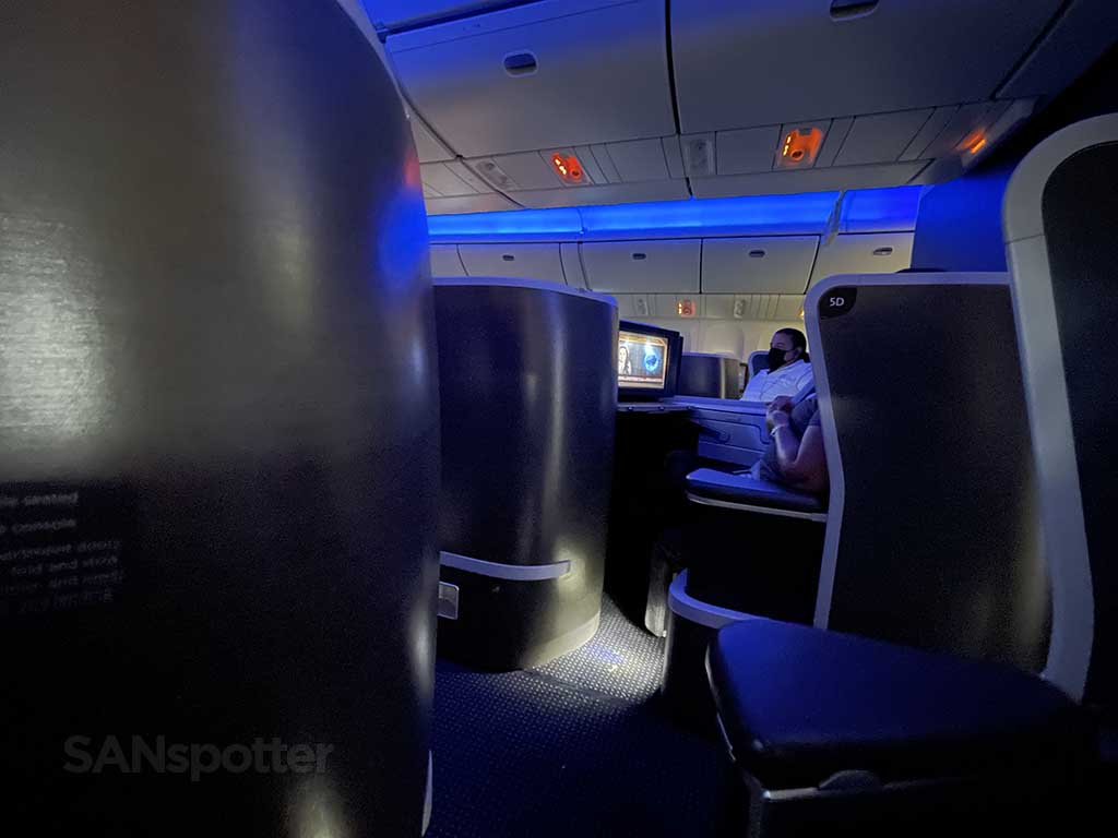 American Airlines 777-200 business class center seats