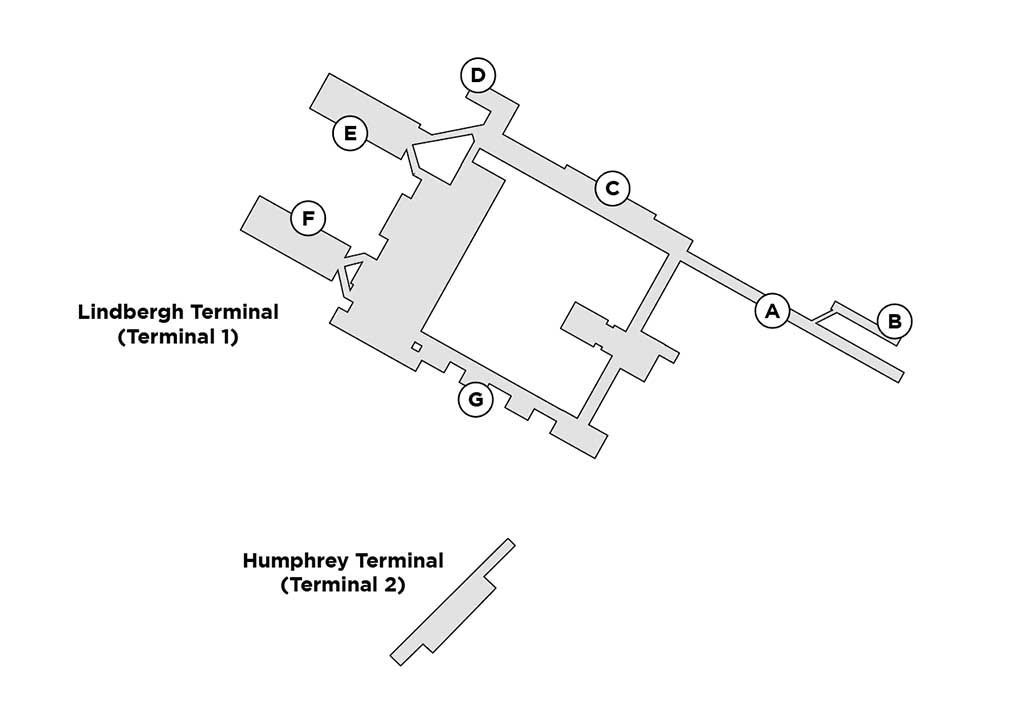 MSP terminal map
