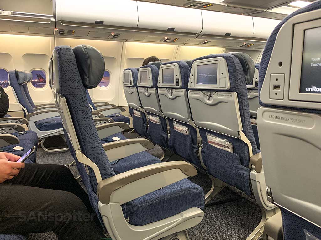 Air Canada A330 economy seat