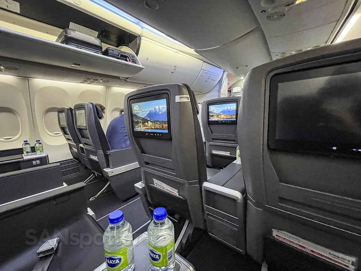 Air Canada 737 MAX 8 domestic business class seats