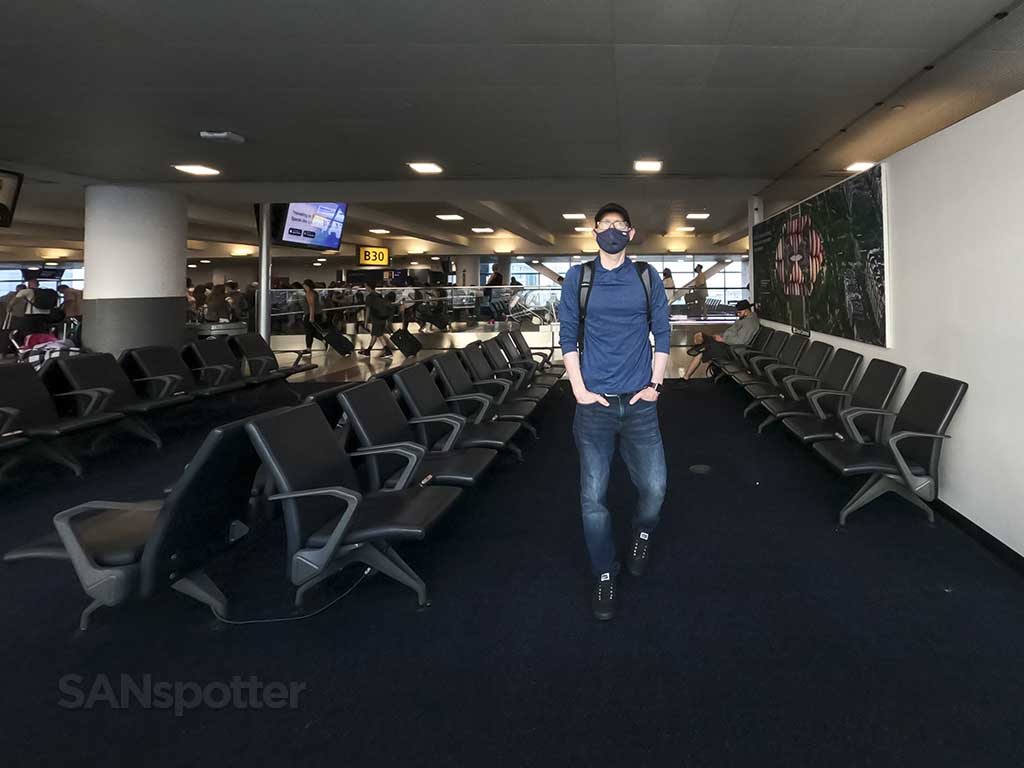 SANspotter selfie JFK airport terminal 4