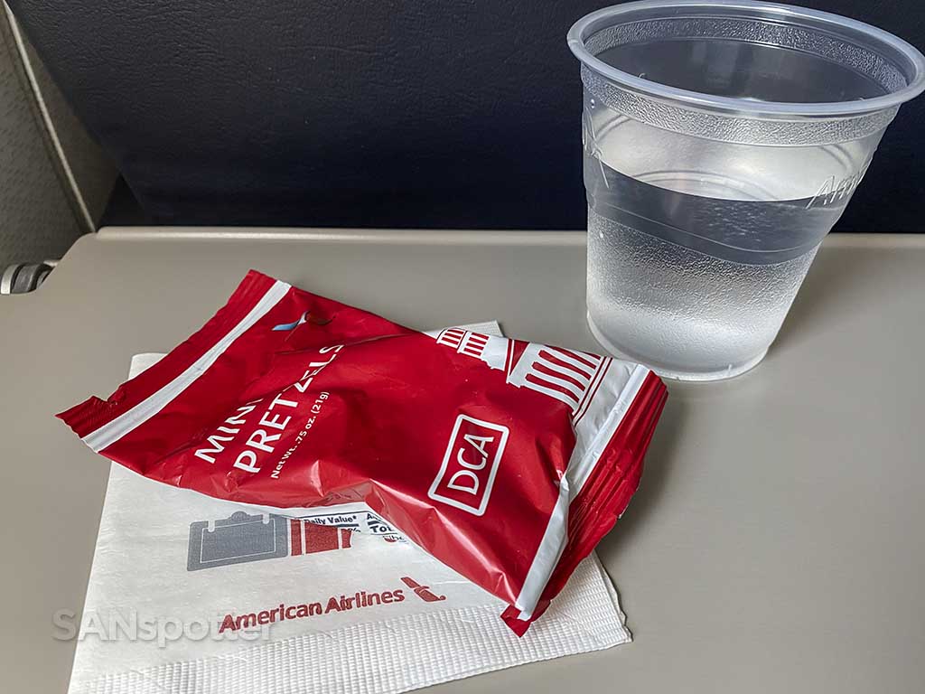 American Airlines snack