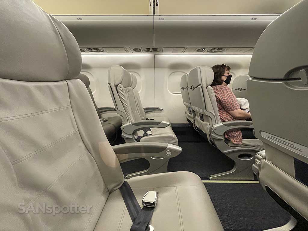 Breeze Airways Extra Legroom seat review 