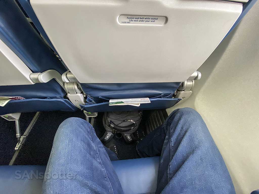 Delta 737-800 economy seats leg room