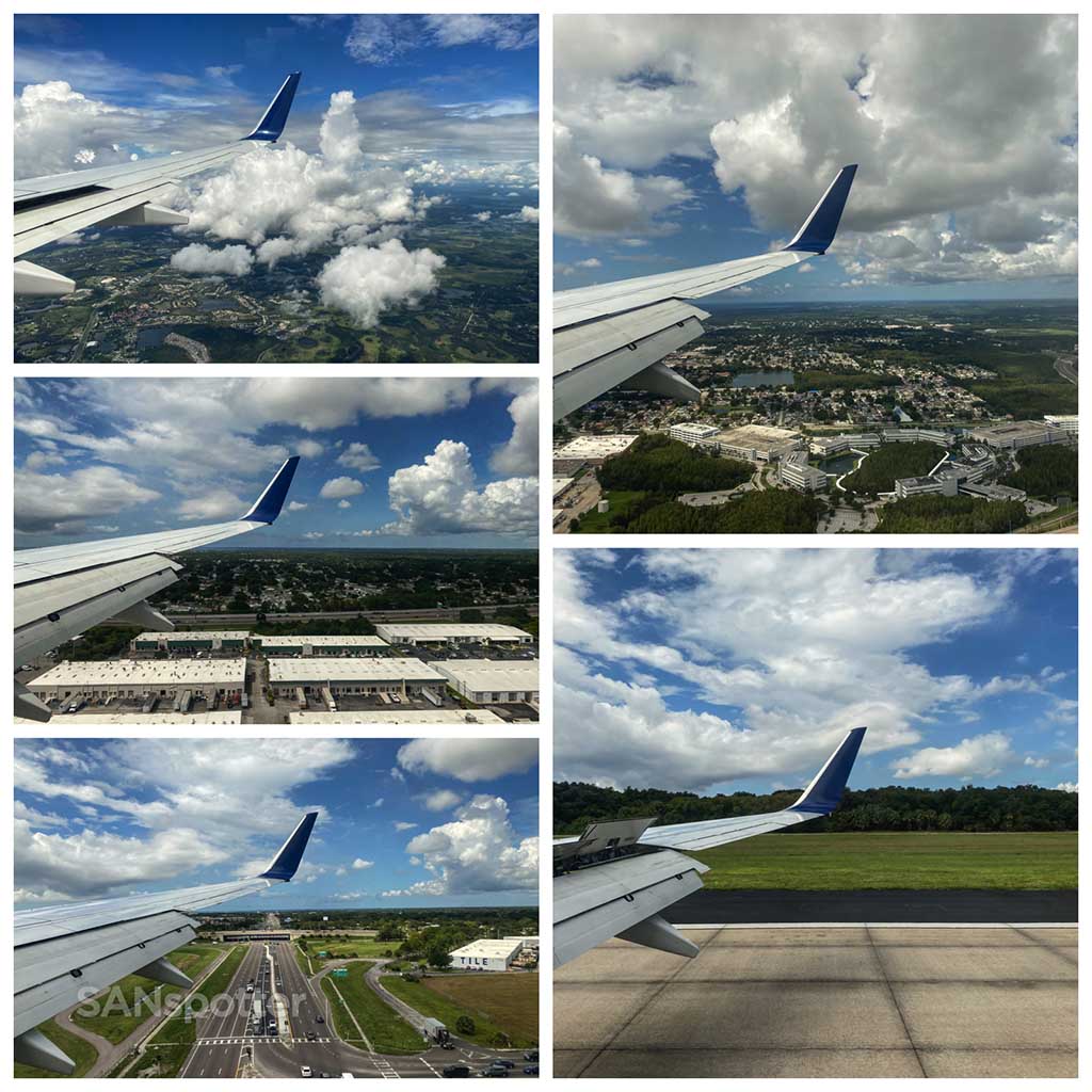 Landing at TPA airport