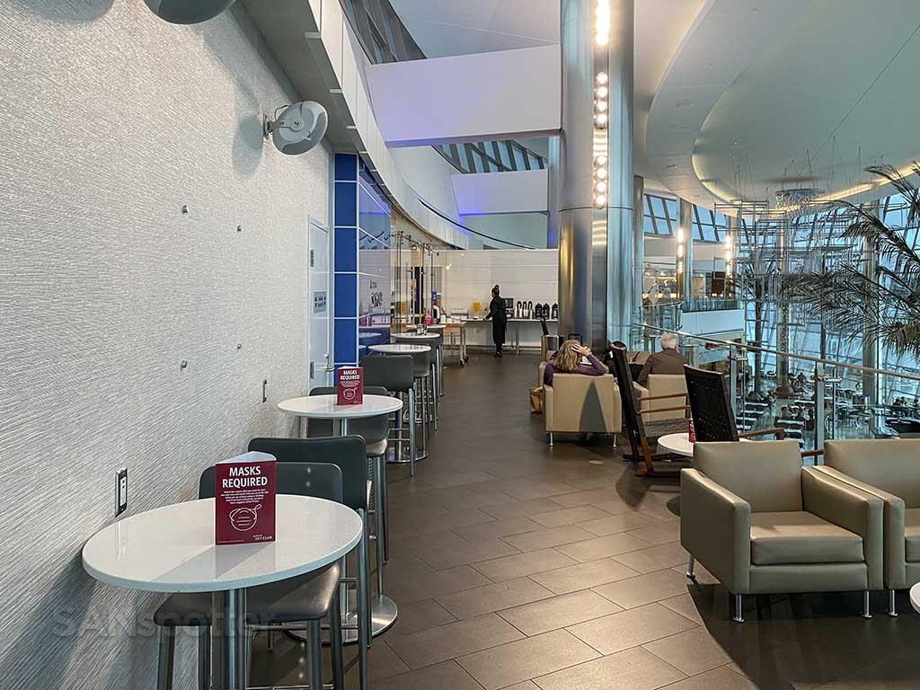 San Diego Sky Club terrace seats