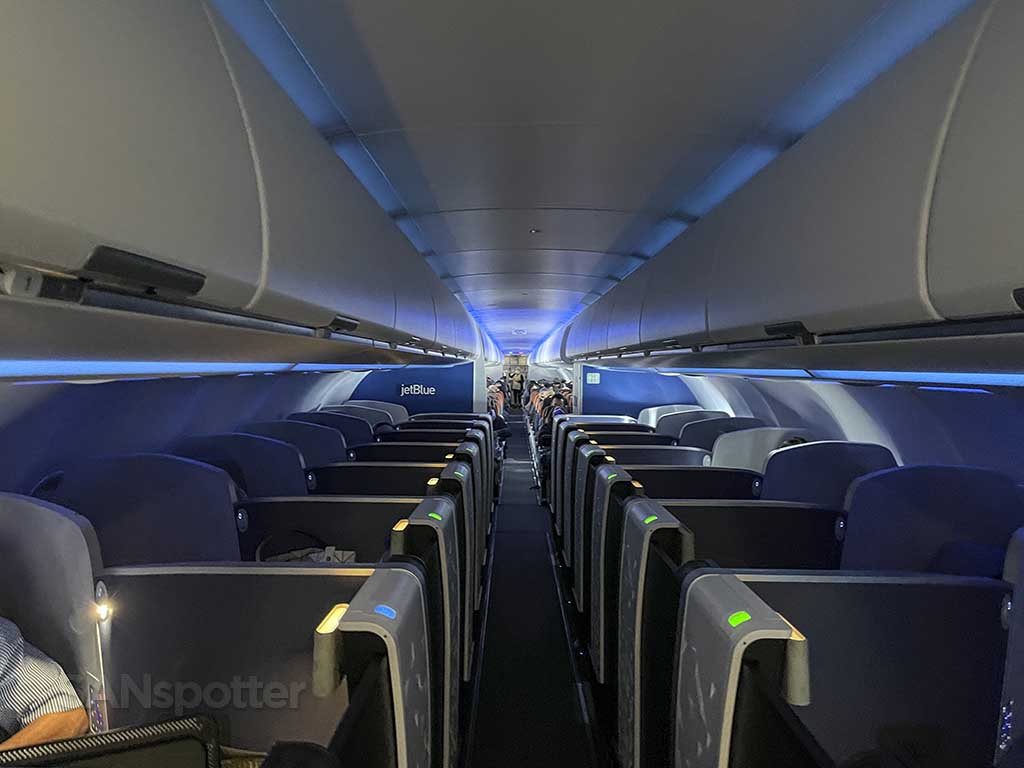Jetblue mint suites view from front