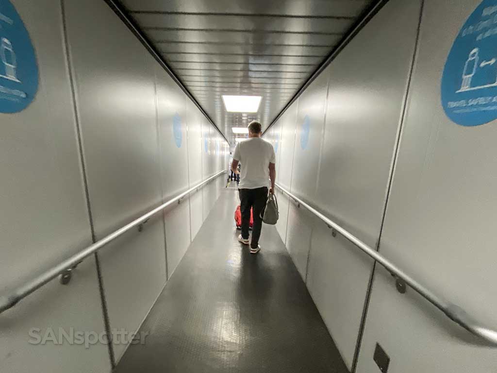small LAX jet bridge