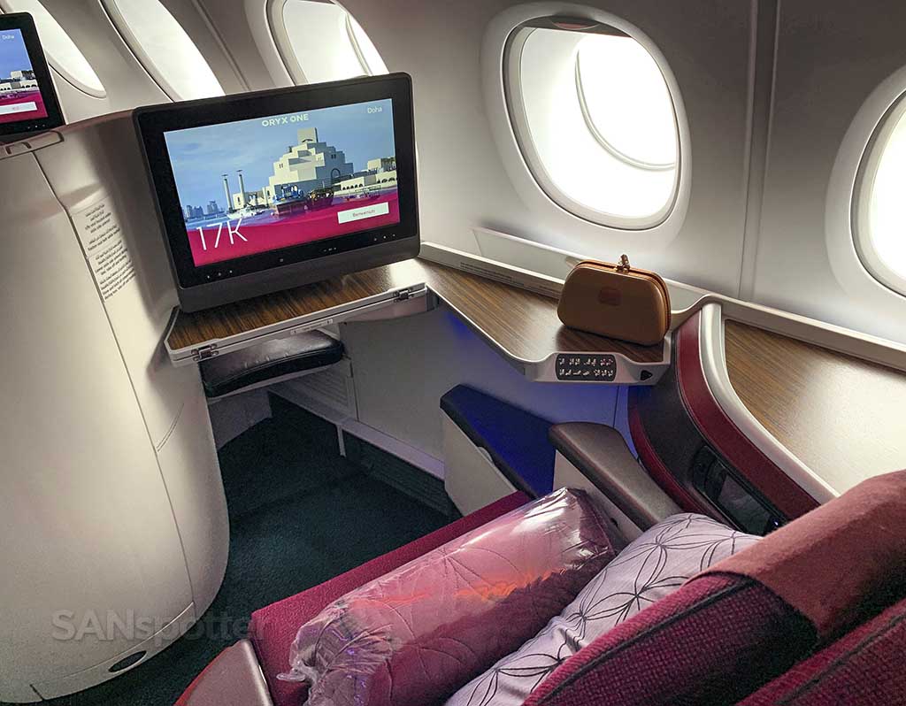 Qatar Airways business class seating