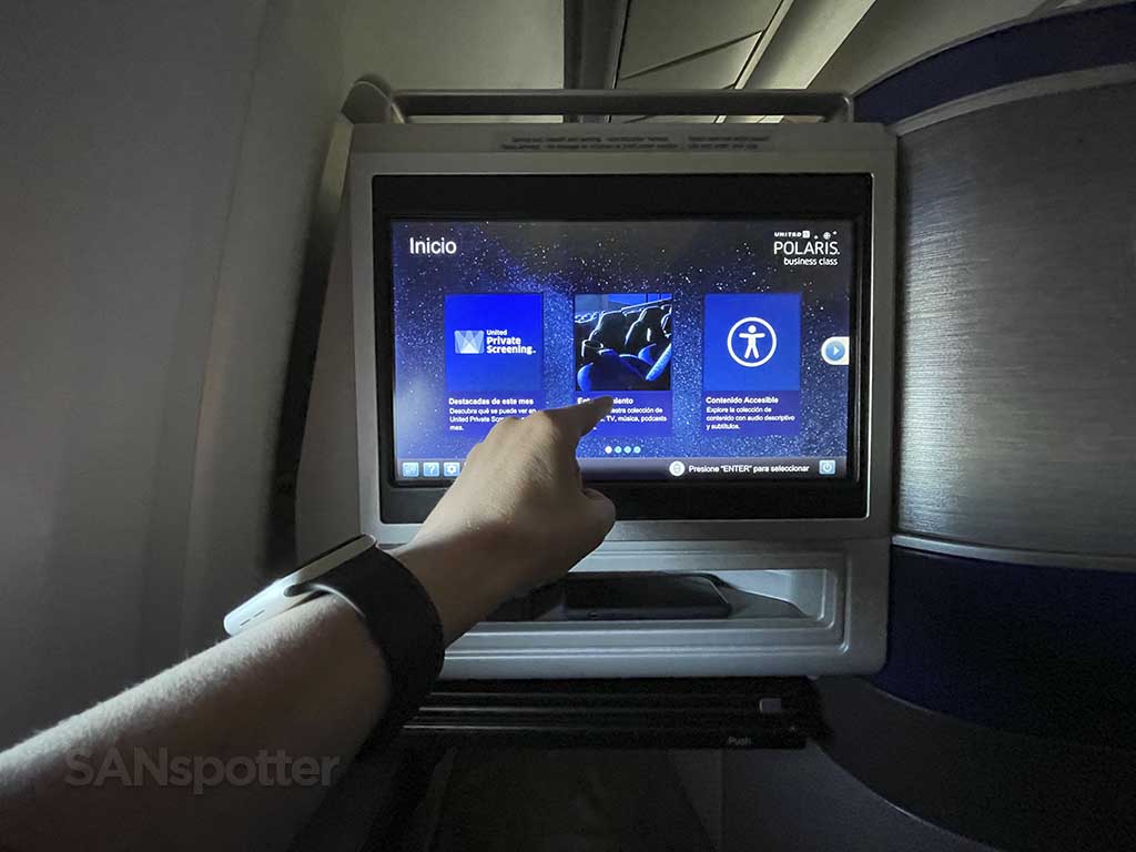 United in flight entertainment