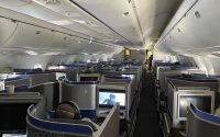 United 767-300 business class full cabin