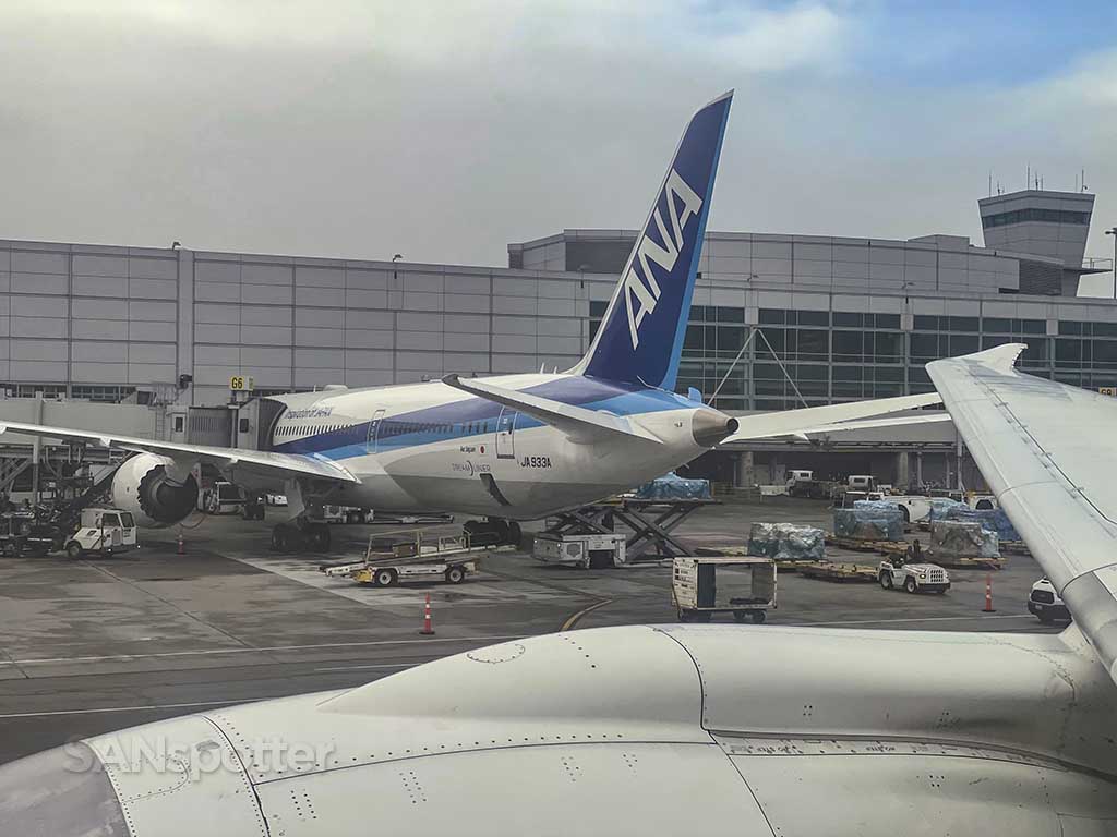 ANA 787 SFO international terminal 