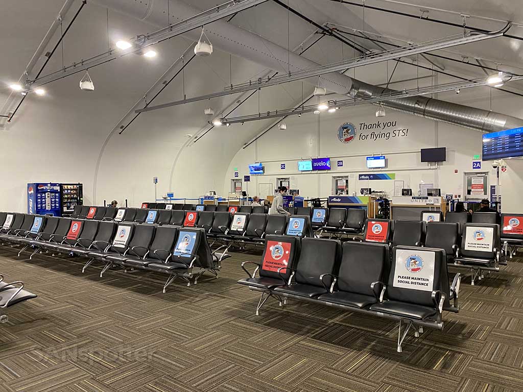 Santa Rosa airport terminal gate