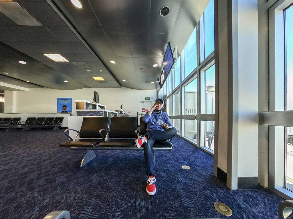 SANspotter selfie Las Vegas airport 