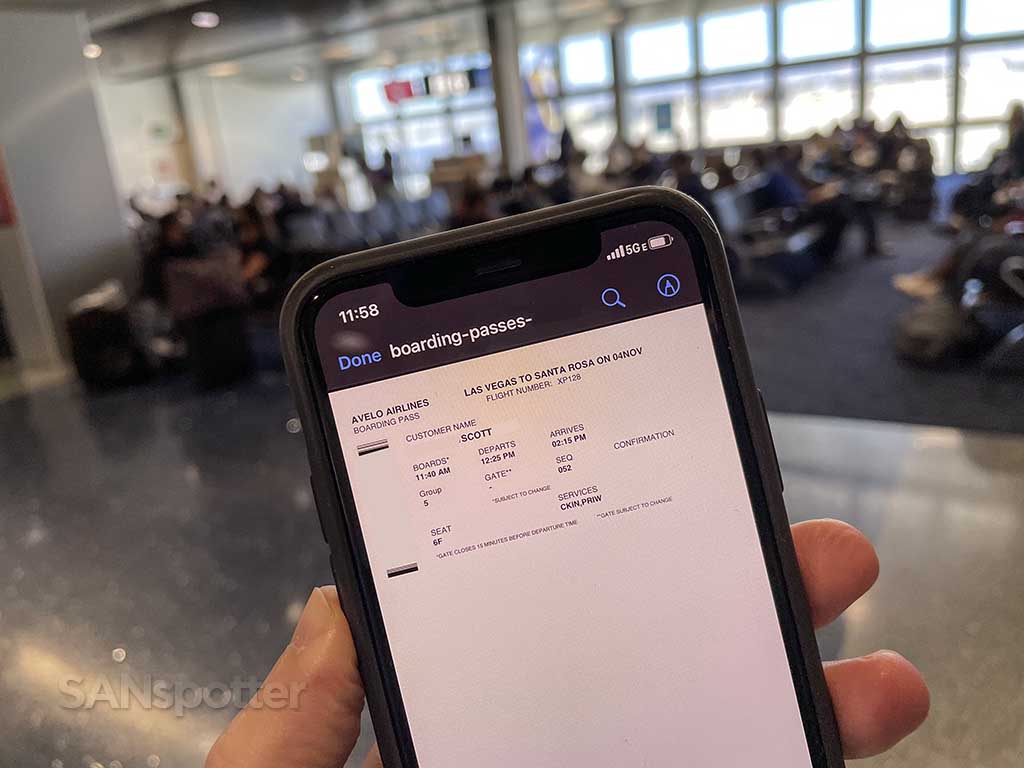 Avelo Airlines PDF boarding pass