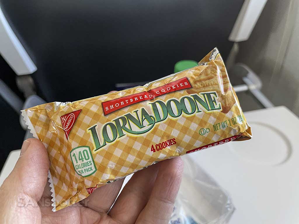 Avelo airlines Lorna doone snack