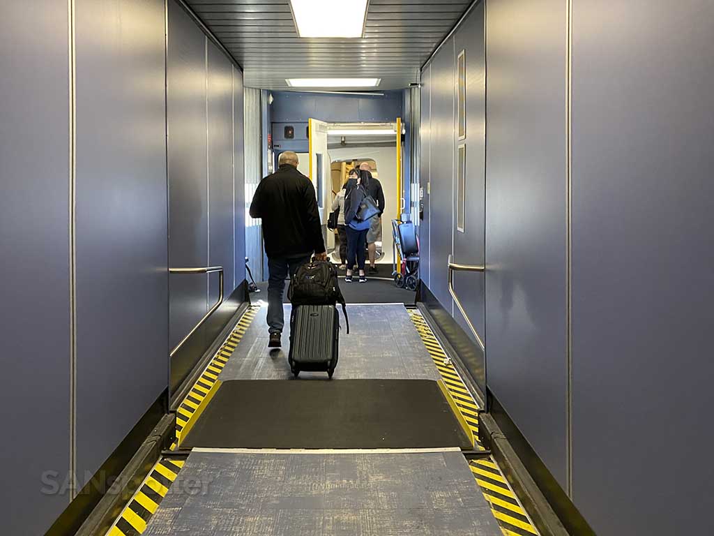 Las Vegas airport jet bridge