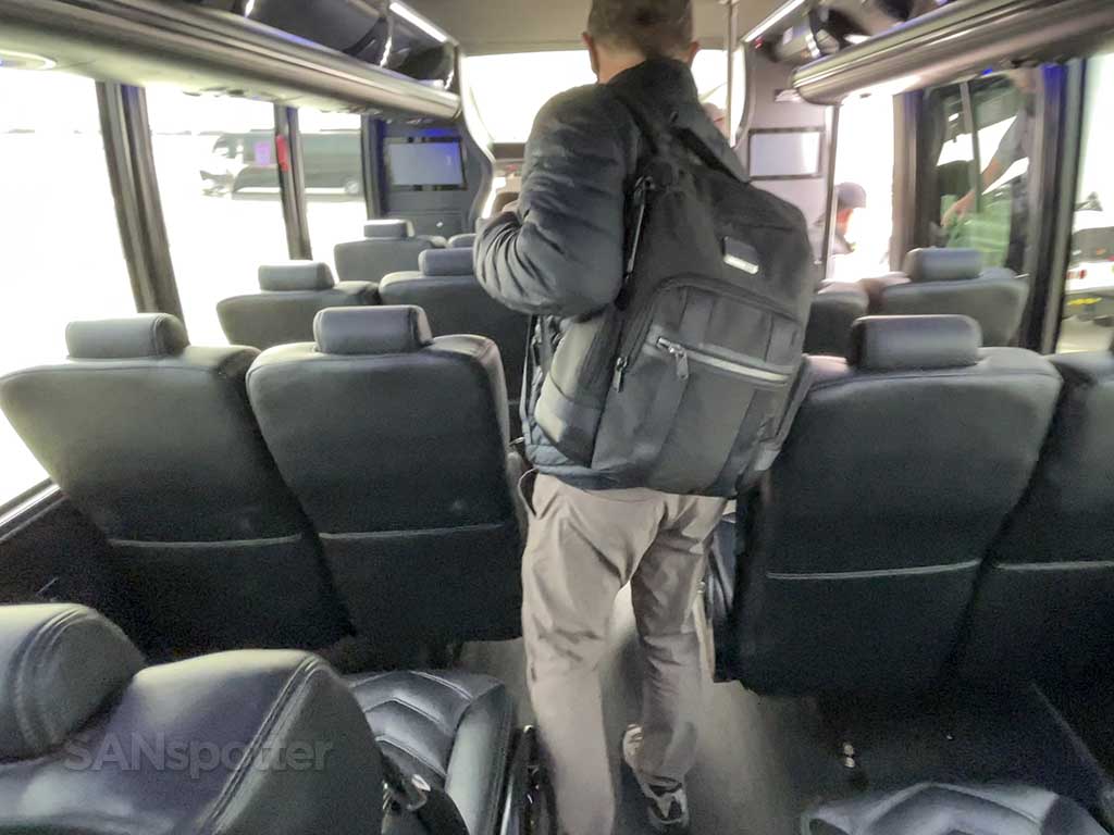 JSX Las Vegas Airport shuttle bus