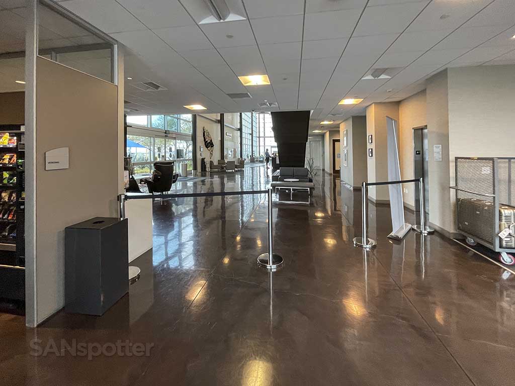 Signature flight support terminal interior San Diego airport