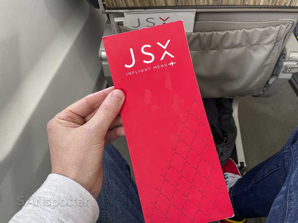 JetSuiteX menu
