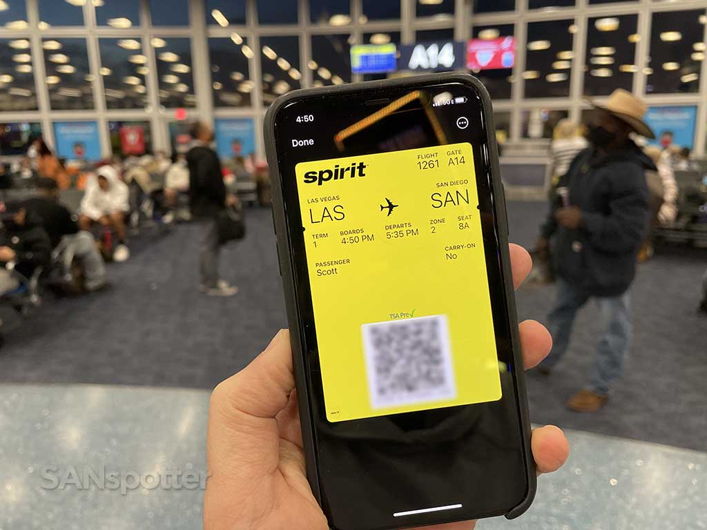 Spirit airlines mobile boarding pass