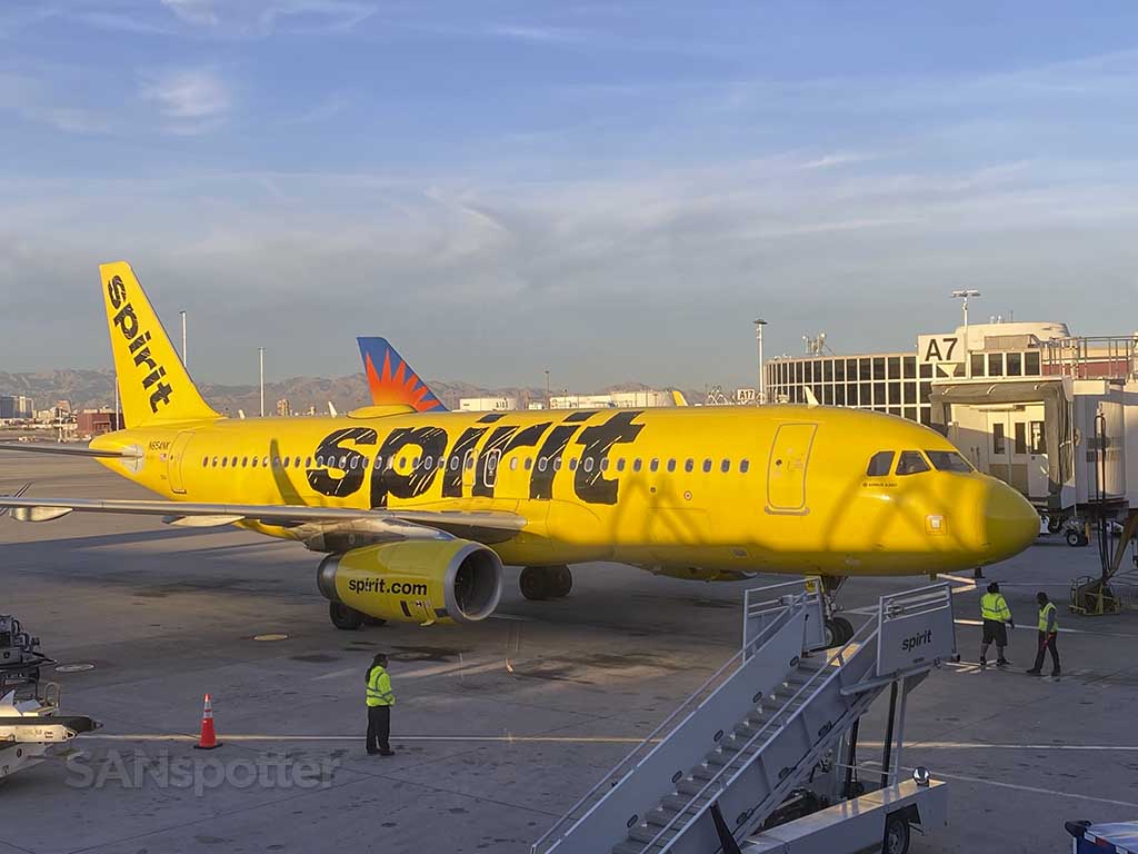 Spirt airlines A320 Las Vegas airport