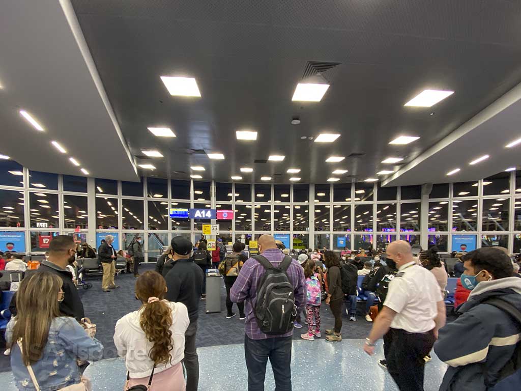 Gate A14 Spirit airlines Las Vegas airport 