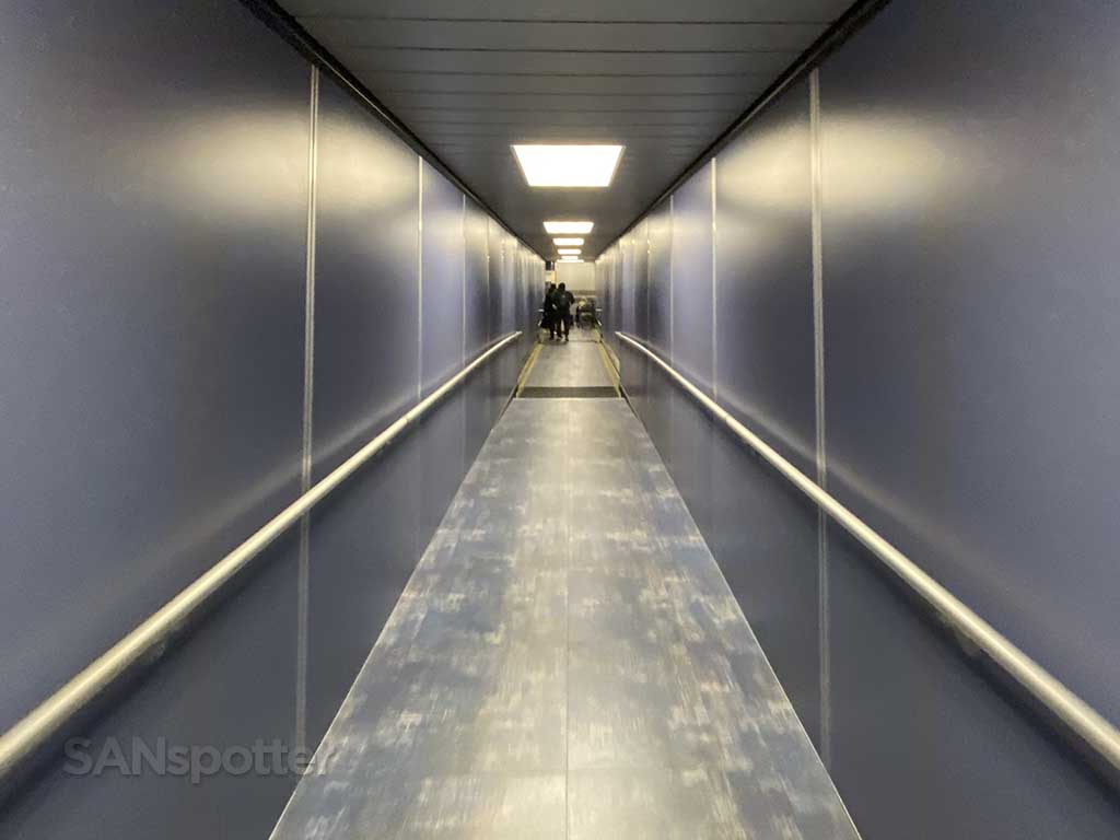 Las Vegas airport jet bridge for Spirit airlines