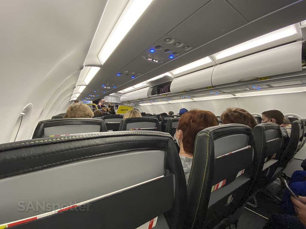 Spirit airlines A320neo main cabin seats